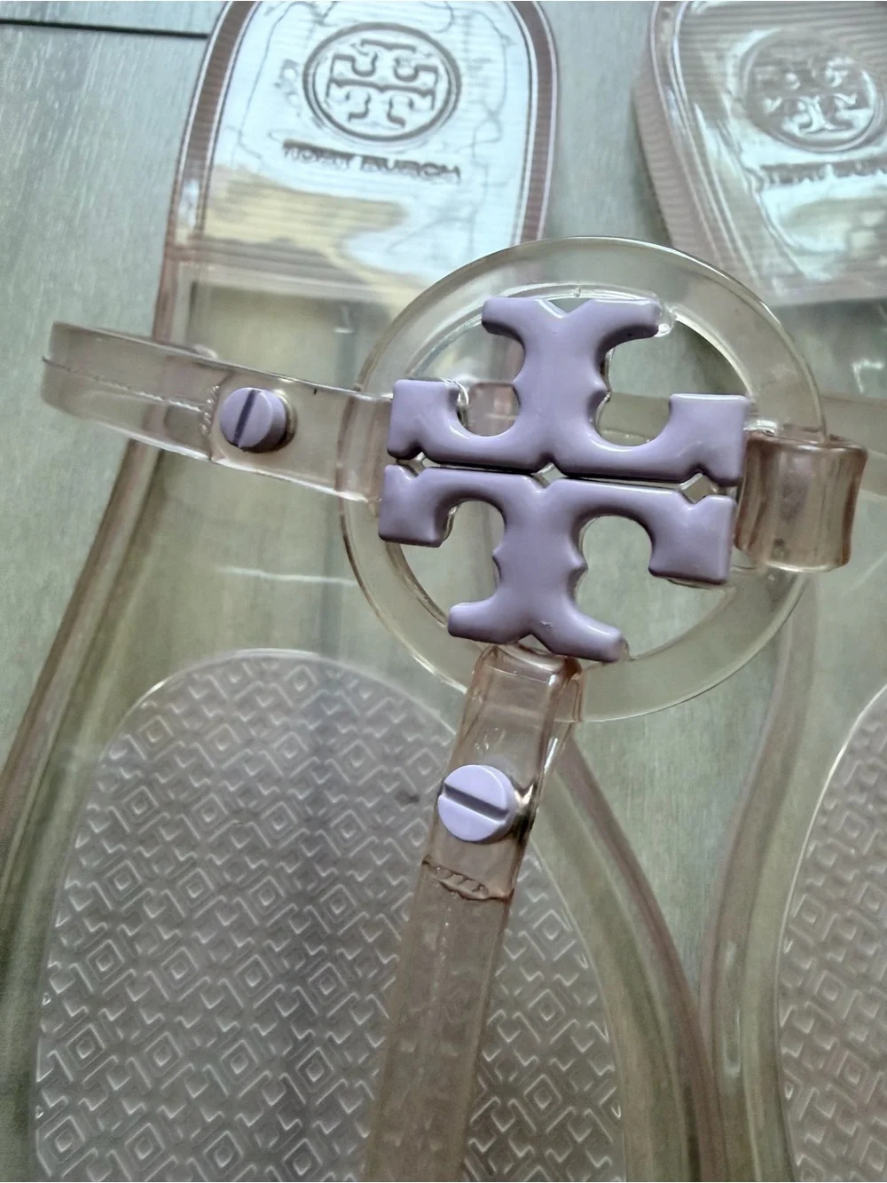 Tory Burch translucent pale